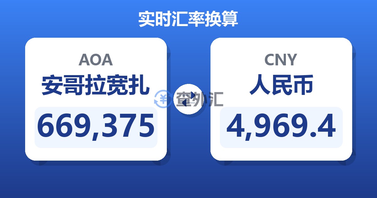 669,375安哥拉宽扎兑人民币