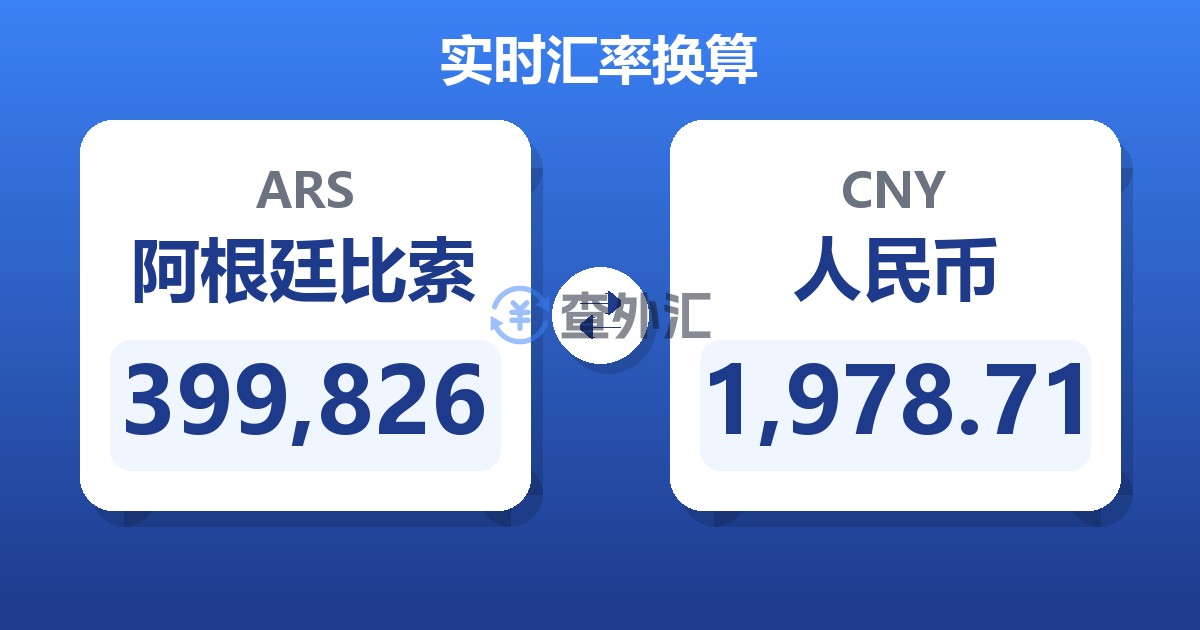 399,826阿根廷比索兑人民币