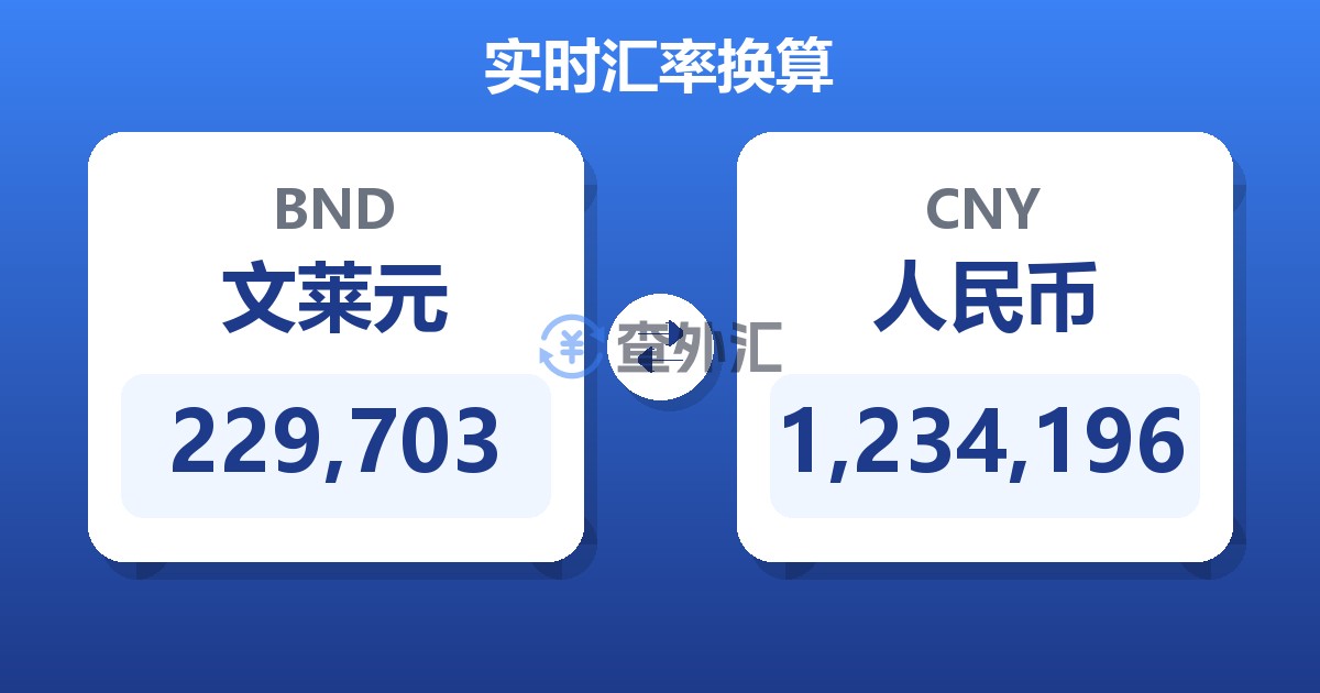 229,703文莱元兑人民币