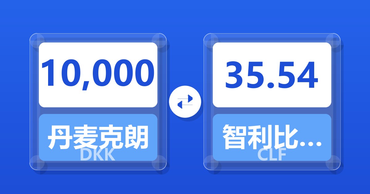 10,000丹麦克朗兑智利比索（UF）