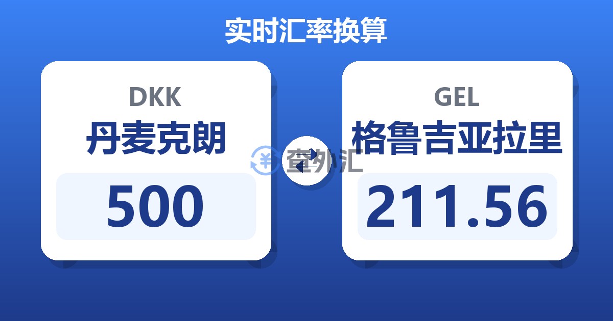 500丹麦克朗兑格鲁吉亚拉里