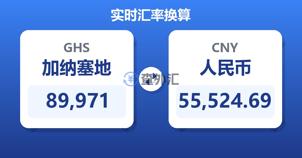 89,971加纳塞地兑人民币