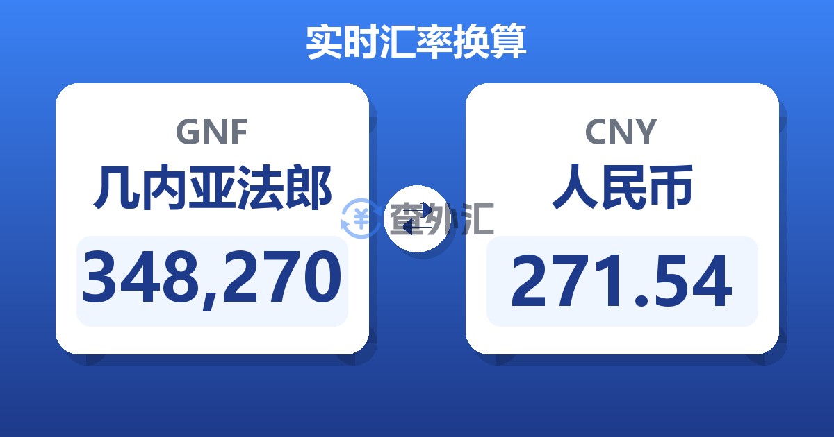 348,270几内亚法郎兑人民币