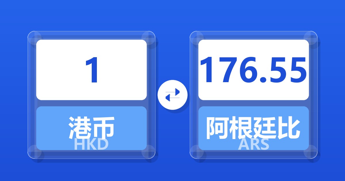 1港币兑阿根廷比索