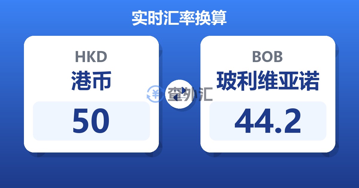 50港币兑玻利维亚诺