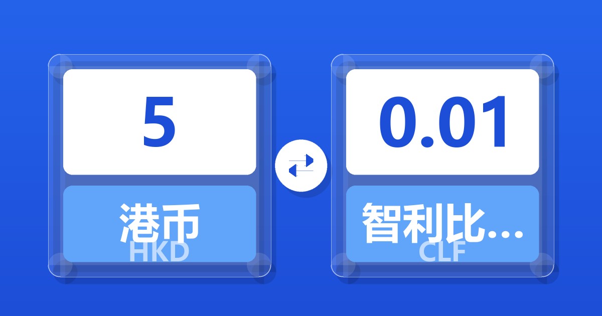 5港币兑智利比索（UF）