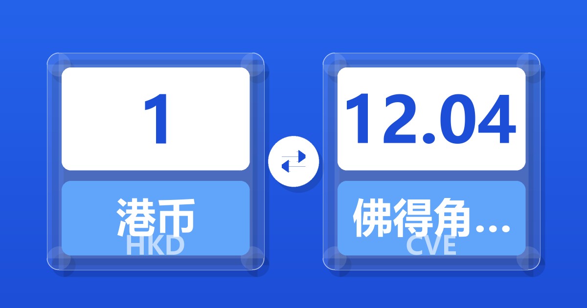 1港币兑佛得角埃斯库多