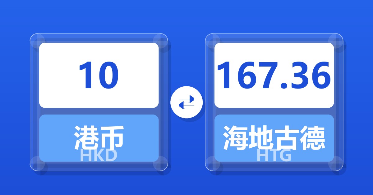 10港币兑海地古德