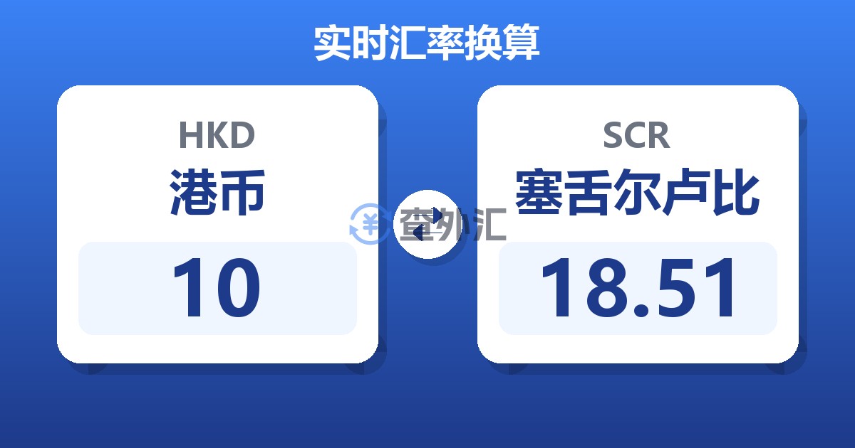 10港币兑塞舌尔卢比