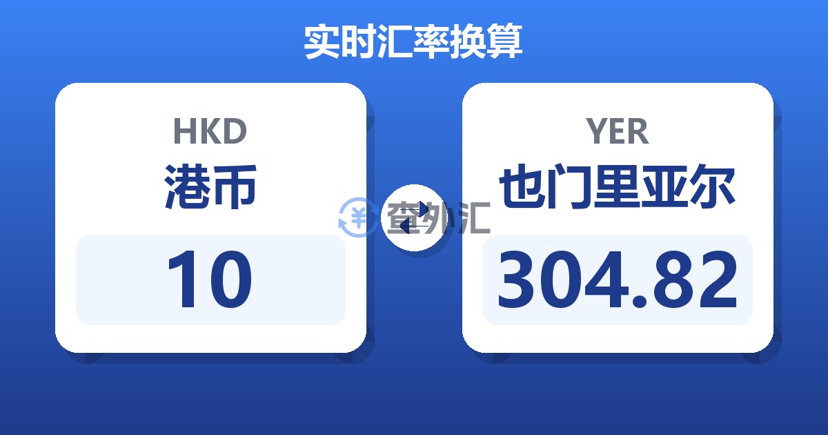 10港币兑也门里亚尔