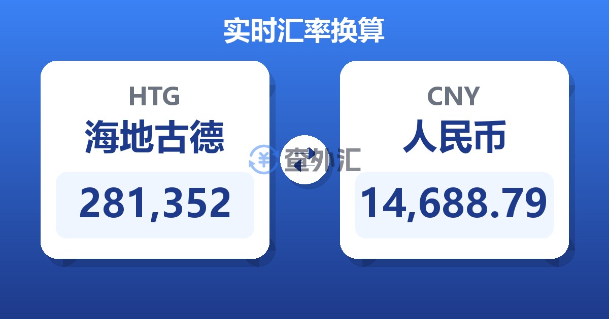 281,352海地古德兑人民币