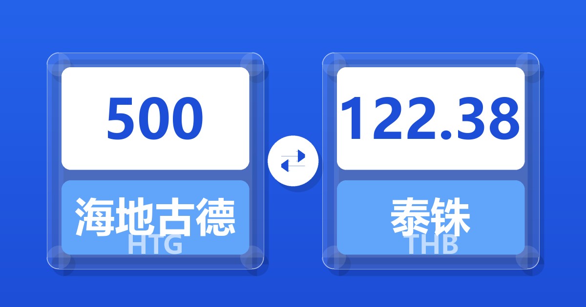 500海地古德兑泰铢