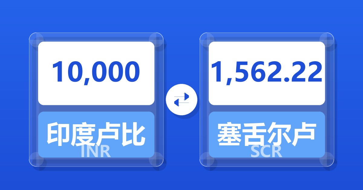 10,000印度卢比兑塞舌尔卢比