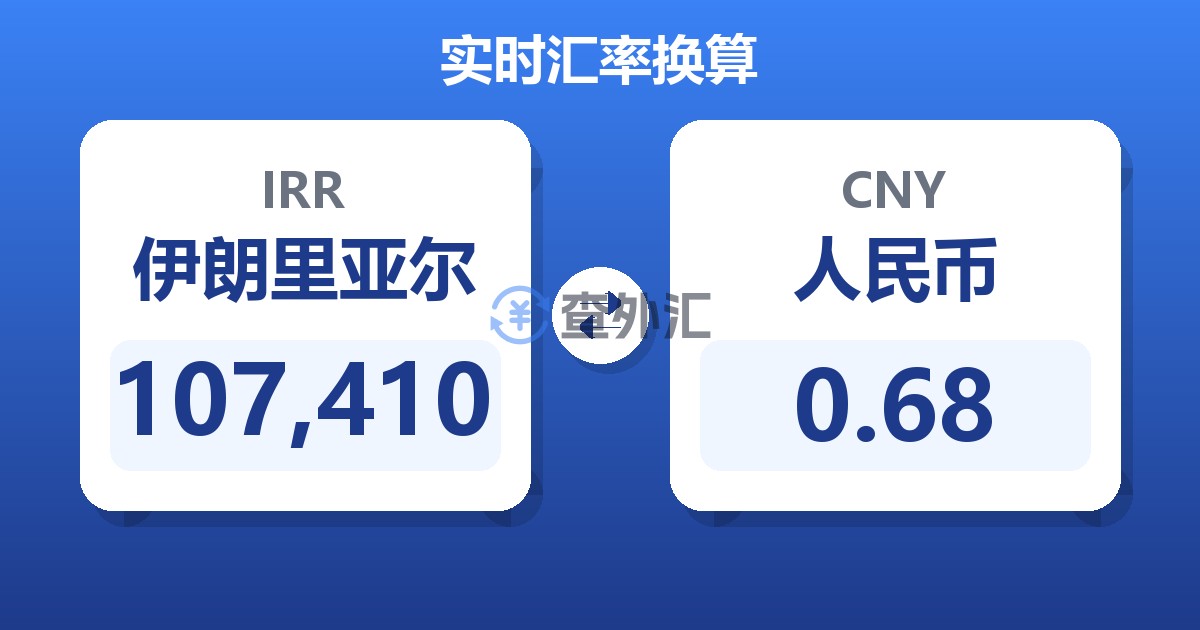 107,410伊朗里亚尔兑人民币