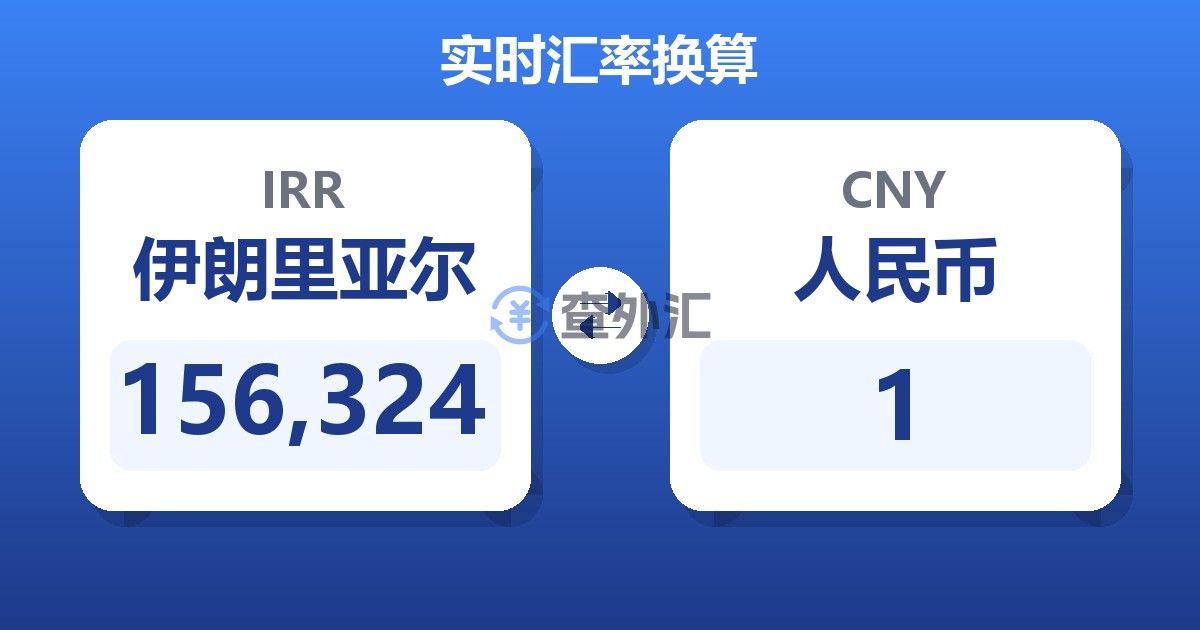 156,324伊朗里亚尔兑人民币