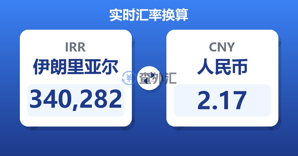 340,282伊朗里亚尔兑人民币