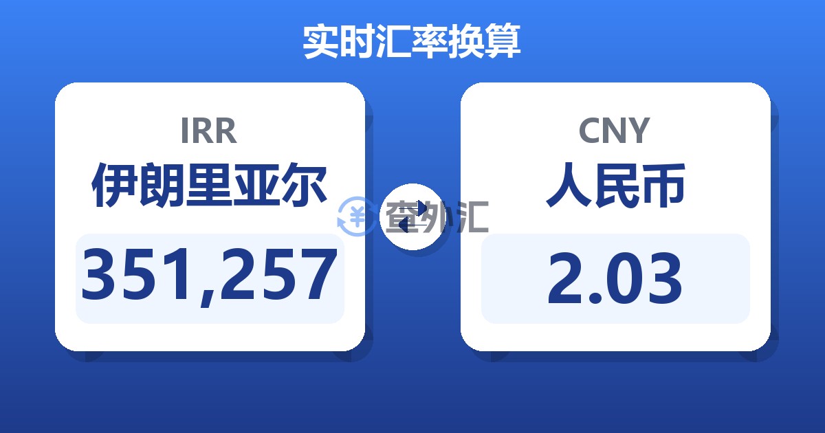 351,257伊朗里亚尔兑人民币