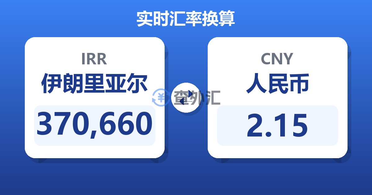 370,660伊朗里亚尔兑人民币
