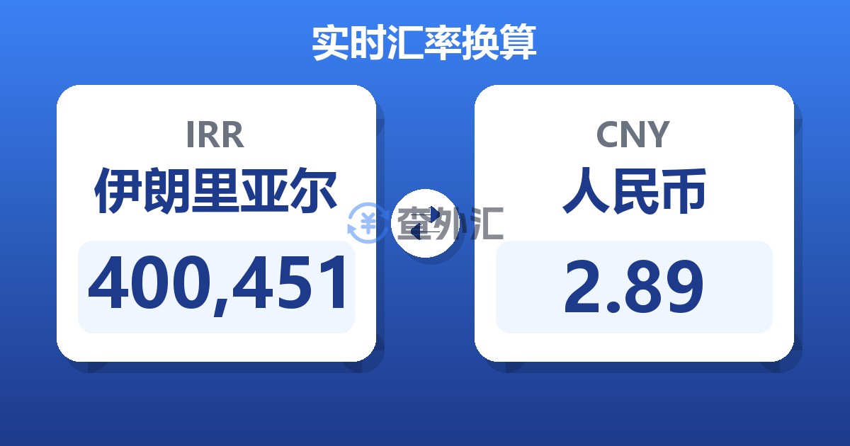 400,451伊朗里亚尔兑人民币