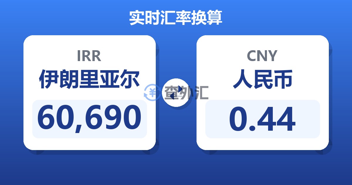 60,690伊朗里亚尔兑人民币