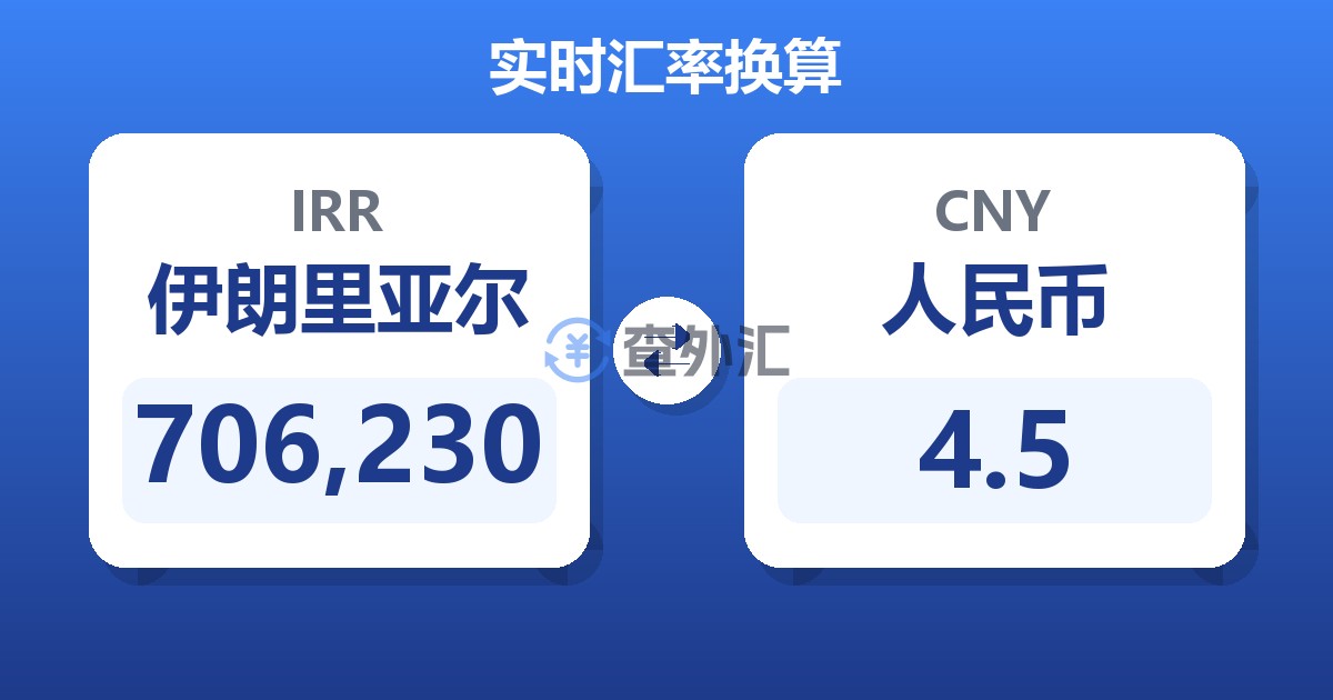 706,230伊朗里亚尔兑人民币