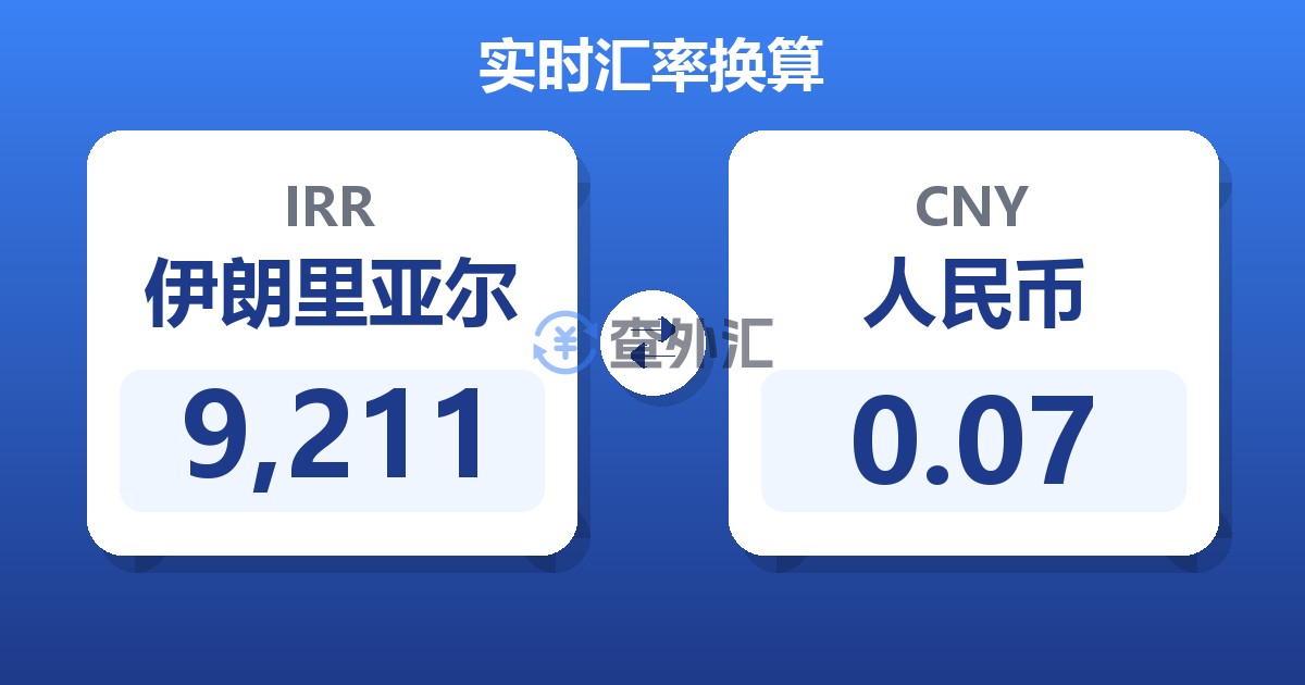 9,211伊朗里亚尔兑人民币