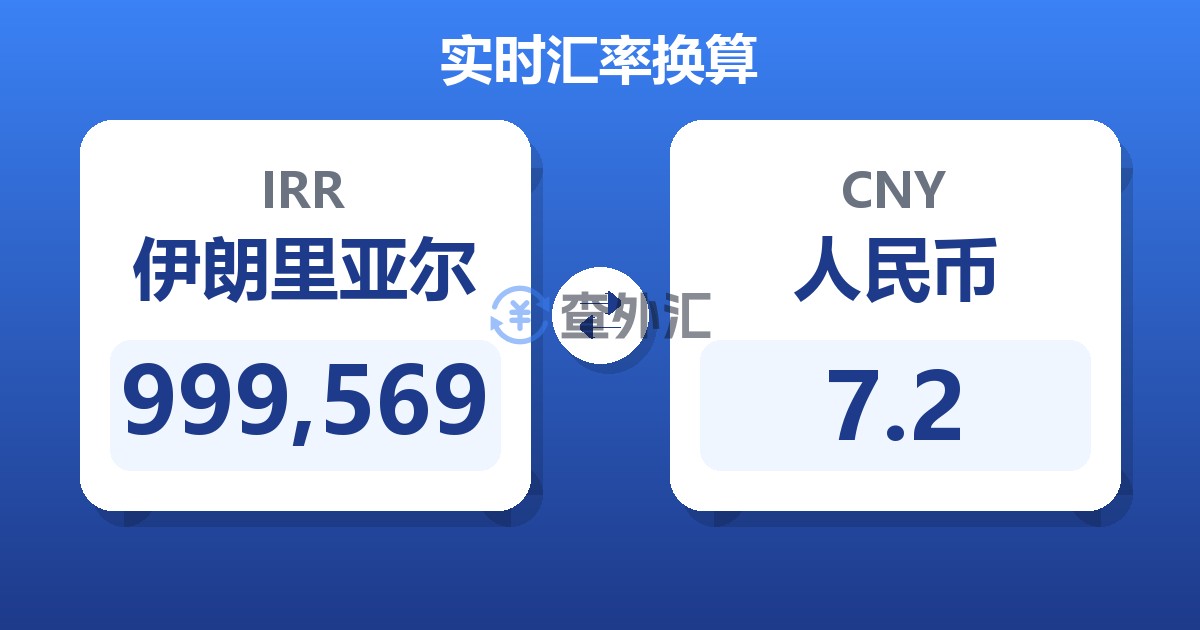 999,569伊朗里亚尔兑人民币