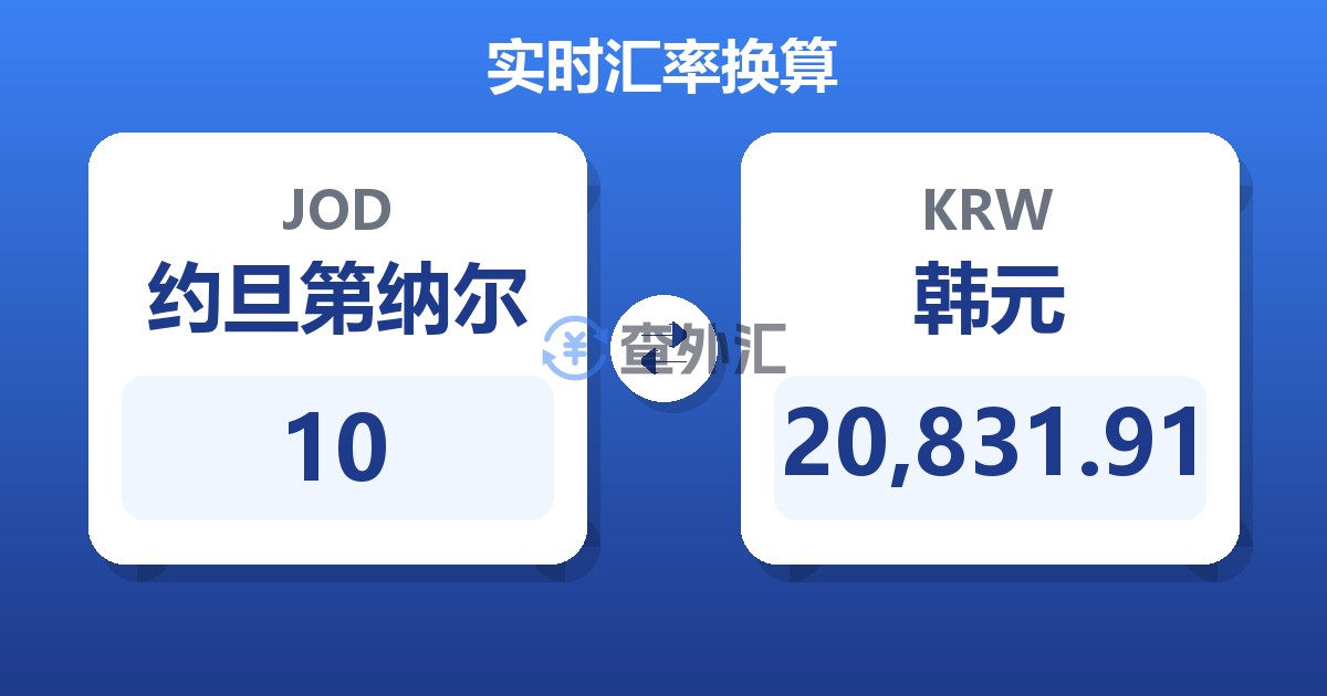 10约旦第纳尔兑韩元