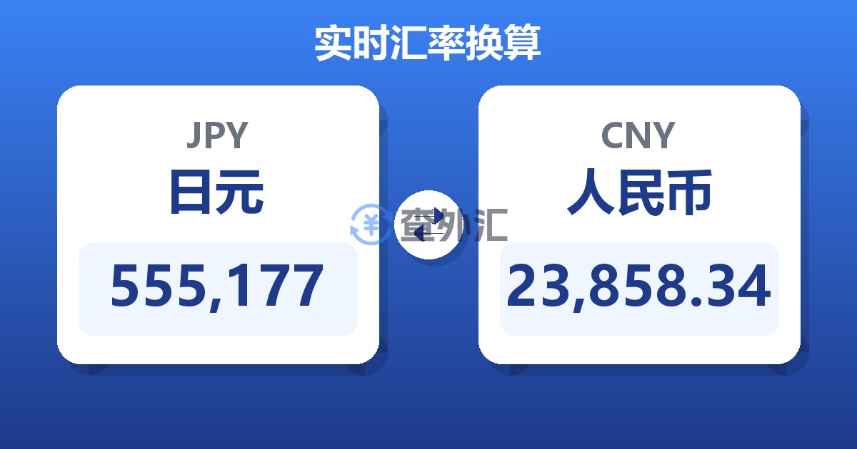 555,177日元兑人民币