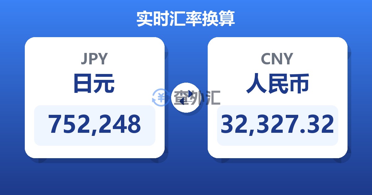 752,248日元兑人民币