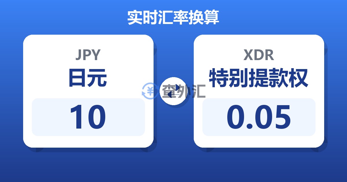 10日元兑特别提款权