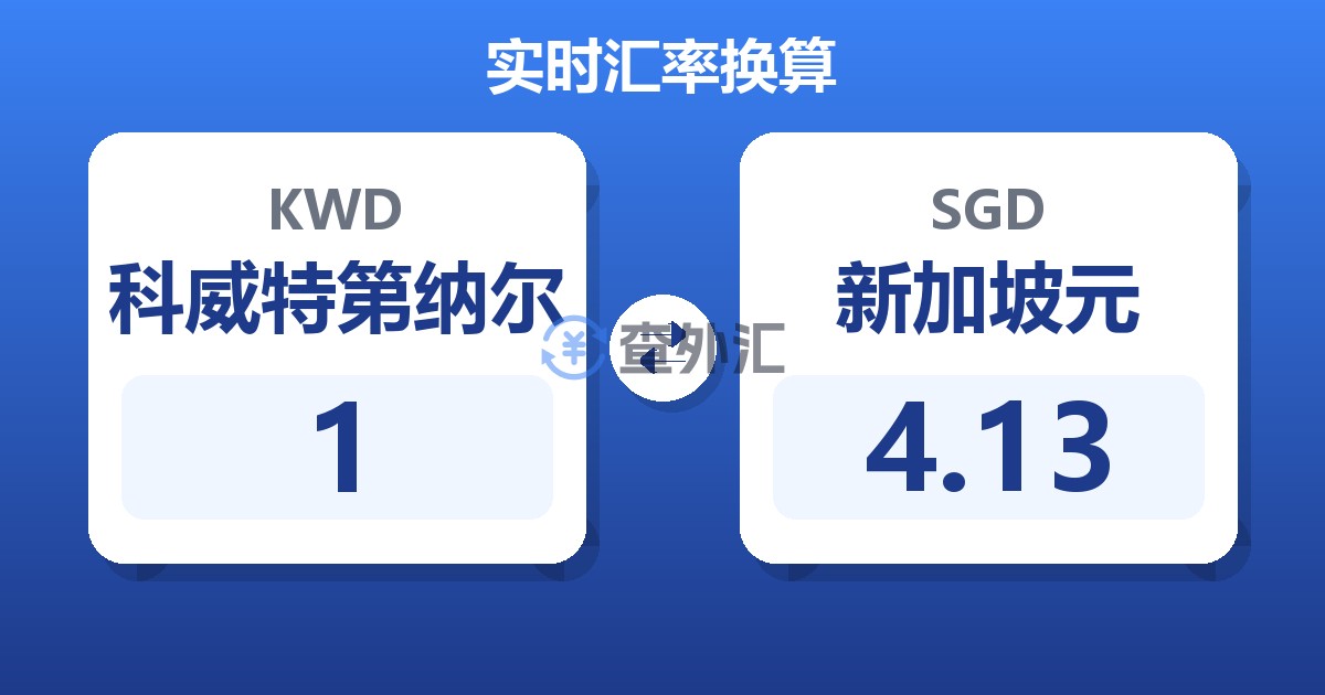 1科威特第纳尔兑新加坡元