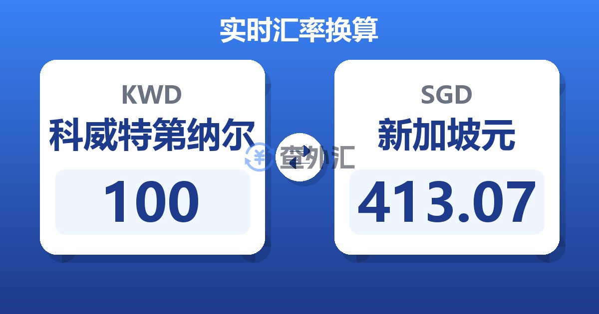 100科威特第纳尔兑新加坡元