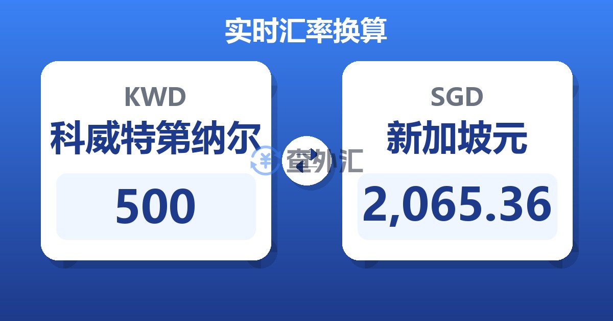 500科威特第纳尔兑新加坡元