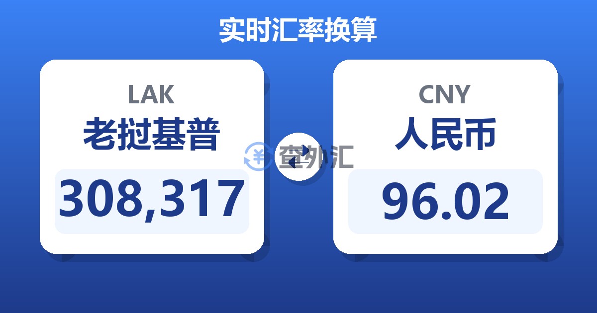 308,317老挝基普兑人民币
