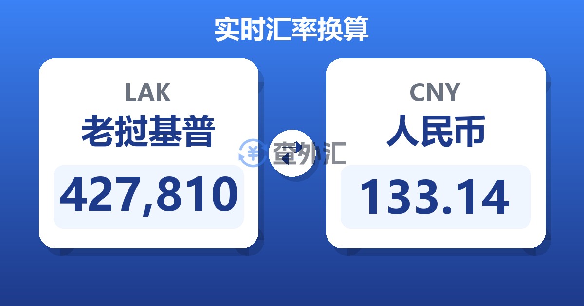 427,810老挝基普兑人民币