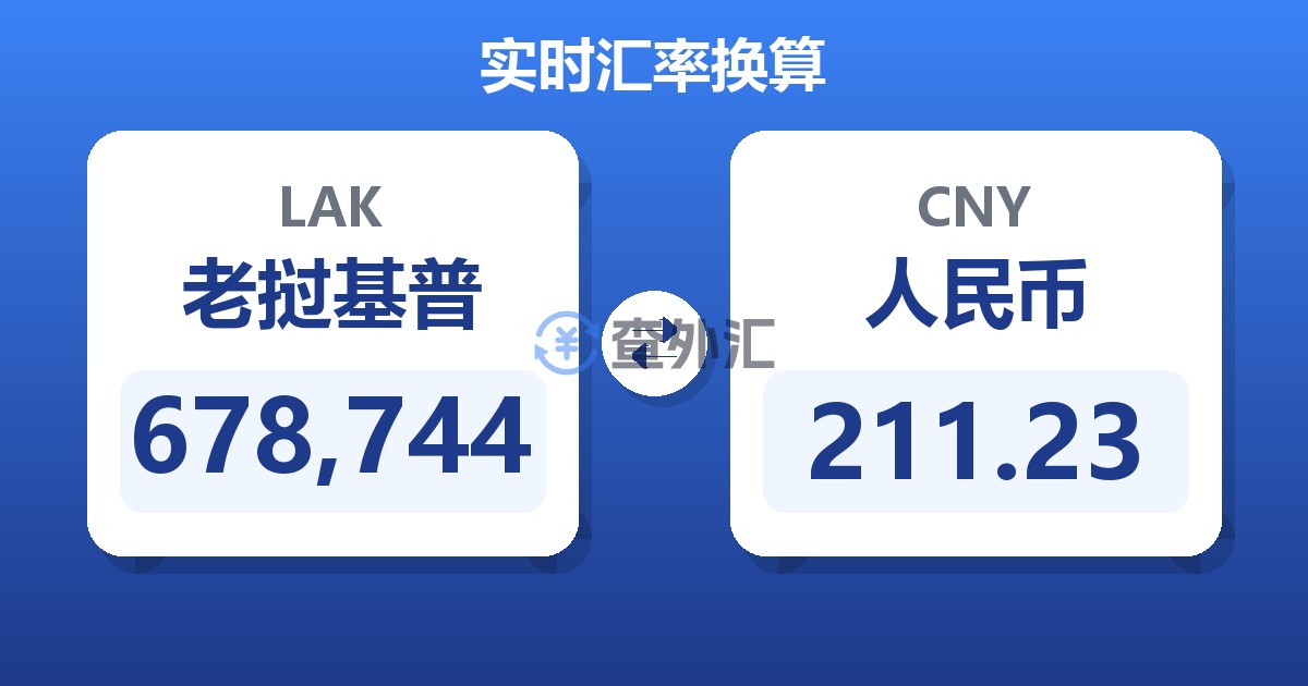 678,744老挝基普兑人民币