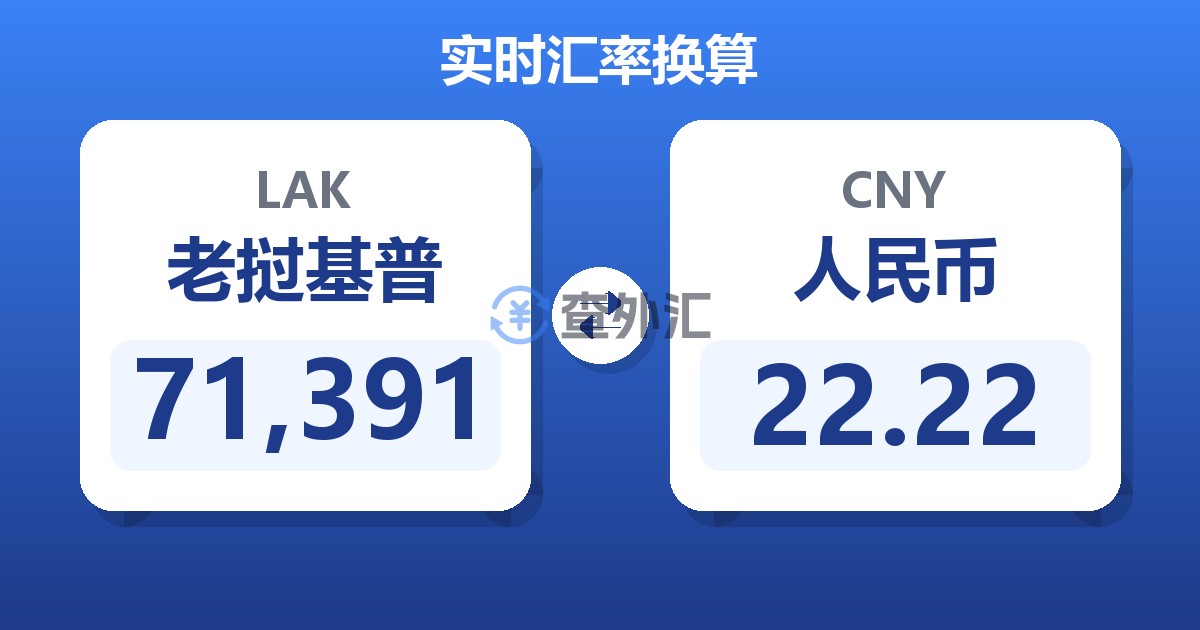 71,391老挝基普兑人民币