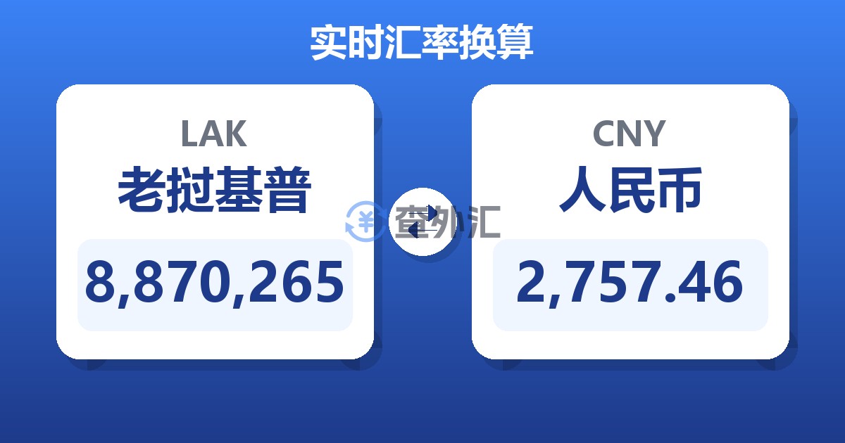 8,870,265老挝基普兑人民币