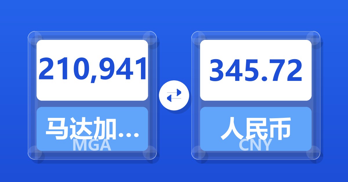 210,941马达加斯加阿里亚里兑人民币