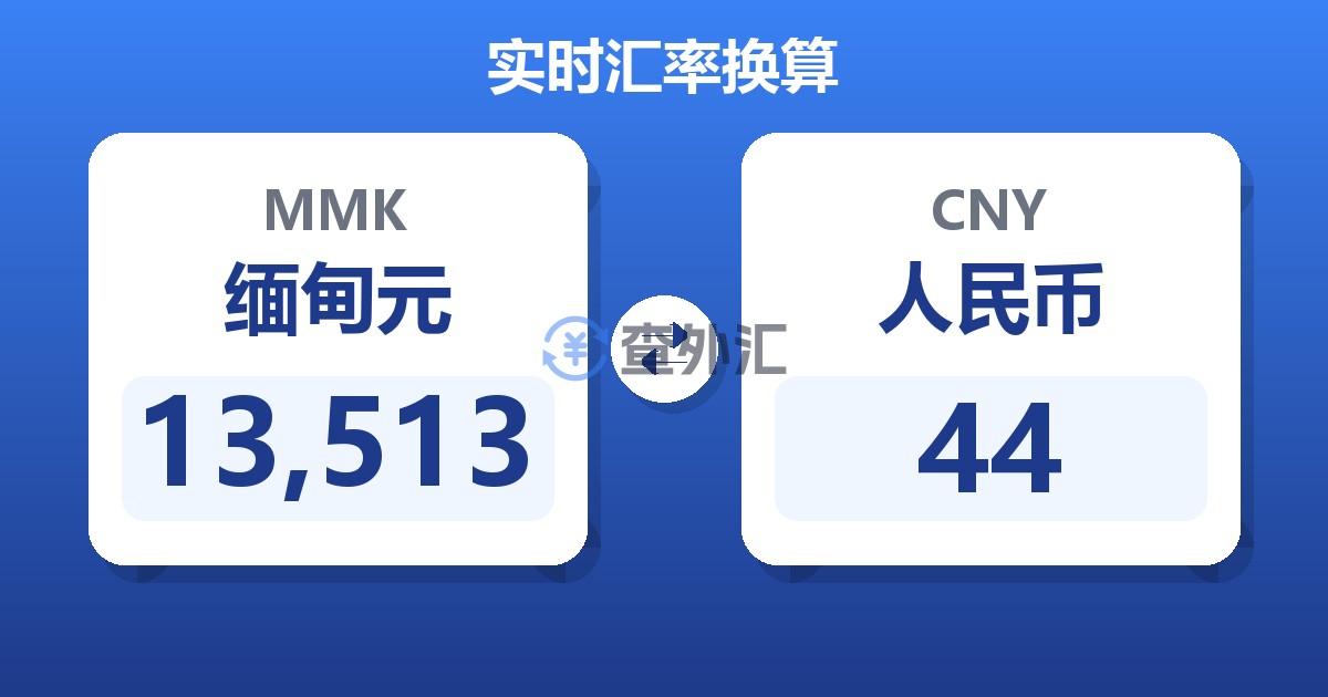 13,513缅甸元兑人民币