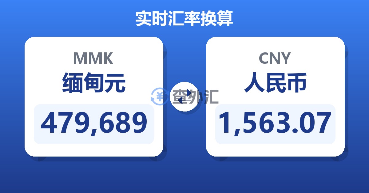 479,689缅甸元兑人民币