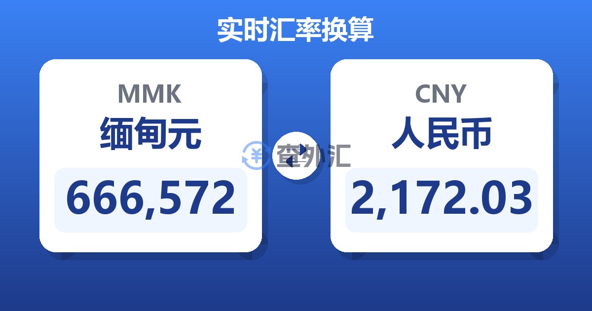 666,572缅甸元兑人民币