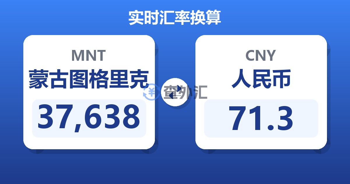 37,638蒙古图格里克兑人民币