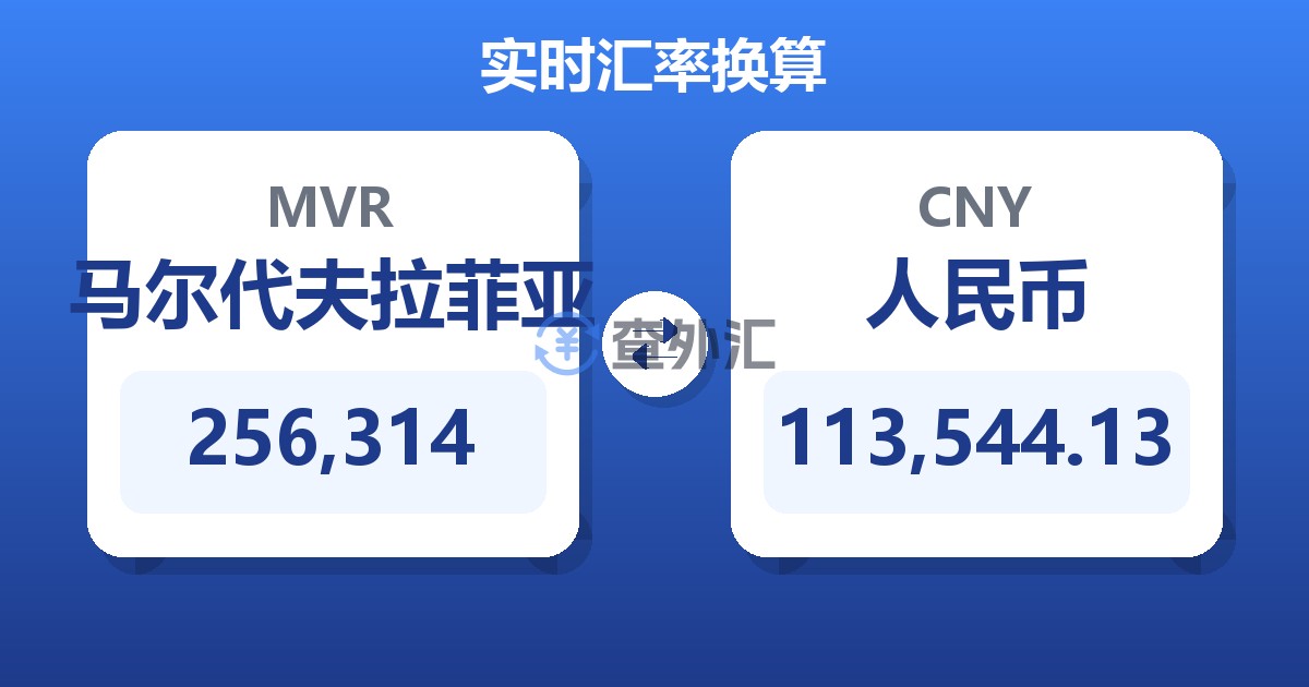 256,314马尔代夫拉菲亚兑人民币