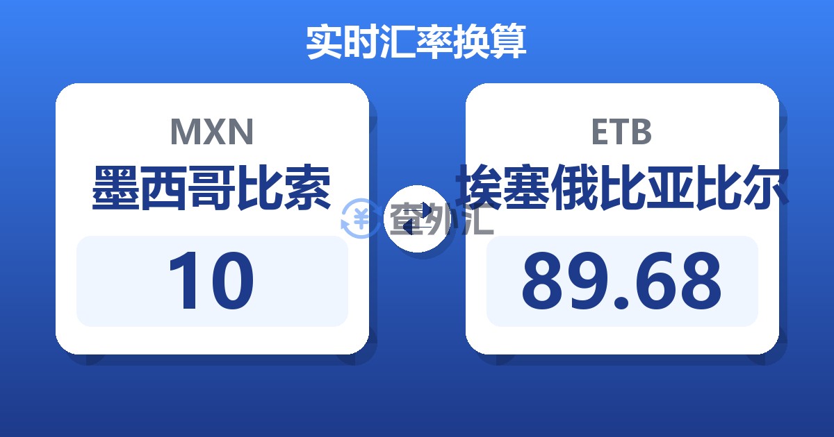 10墨西哥比索兑埃塞俄比亚比尔