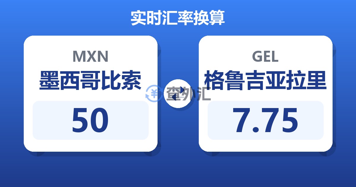 50墨西哥比索兑格鲁吉亚拉里