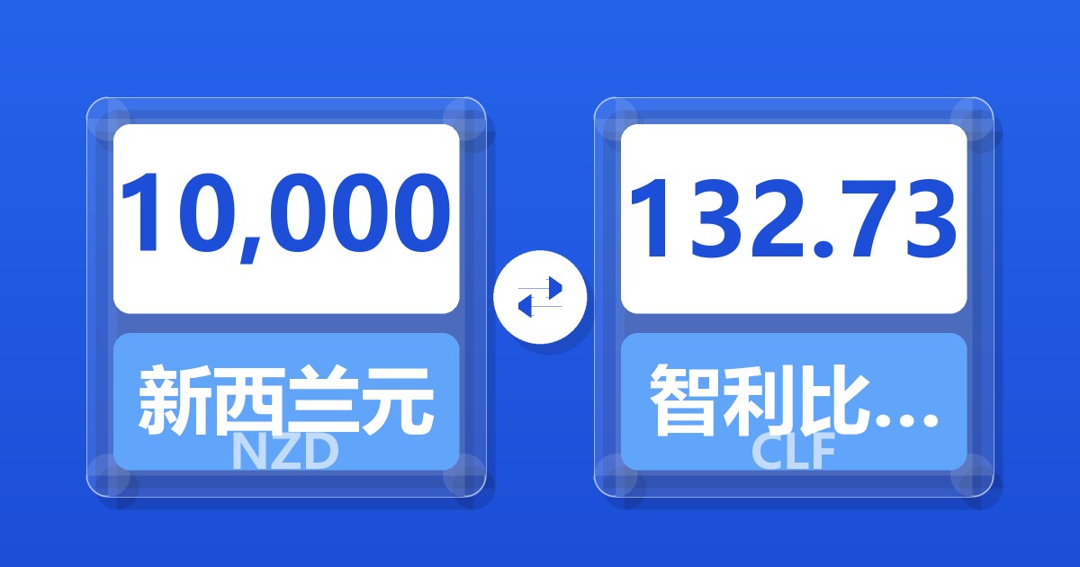 10,000新西兰元兑智利比索（UF）
