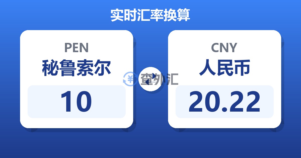 10秘鲁索尔兑人民币