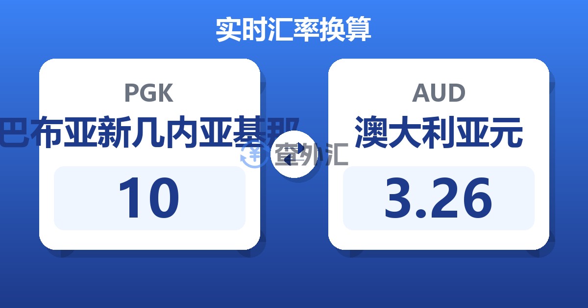 10巴布亚新几内亚基那兑澳大利亚元